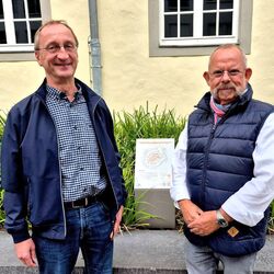 Stellvertretend für den Werbering Kempen e.V. vor Ort: Rainer Hamm und Armin Horst (vlnr.)