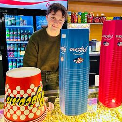 Zo wordt je bioscoopbezoek compleet: bestel bij Klara een flinke portie popcorn!