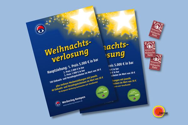 Kerstverloting ruilkaarten en zegels