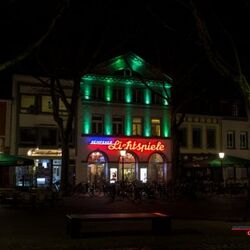 Verlichte gevel op de Botermarkt, © Kempener Lichtspiele