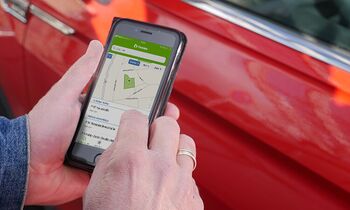 Parkeergarage boeken via app