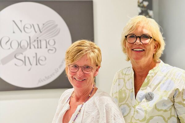 Gabriele Rommerskirchen (l.) en Kirsten Scholten van New Cooking Style aan de Kempener Engerstraße